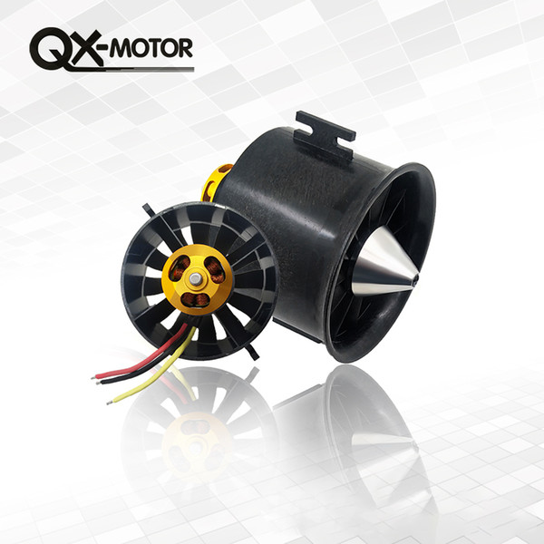 QX-Motor 70mm EDF motor QF2827 1800kv 6s power-saving version of the aircraft model fixed-wing 70mm ducted fan aircraft model