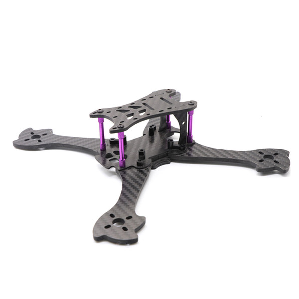 New Light 3K Carbon Fiber 210mm Frame Kit with PDB Board Body Arm Set DIY Aircraft Mini Indoor Racer RC Racing Drone Accessories