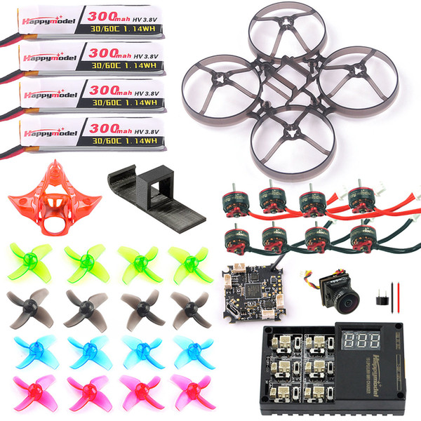 Full Set DIY FPV Drone Crazybee F4 PRO FC Mobula 7 V2 Frame VTX SE0802 Motor Turbo Eos2 Camera for Mobula7 75mm Bwhoop75 Brushless Racers