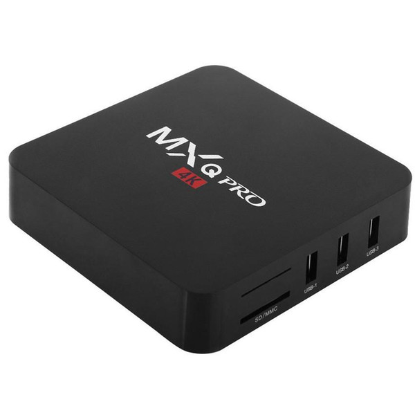 Hot selling android 7.1 TV Box MXQ PRO Amlogic S905X Quad Core 1G/8G 2.4GWIFI smart media player