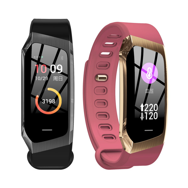 E18 Smart Band 0.96 Inch Colorful Screen IP68 Waterproof Smart Bracelet Big Battery Capacity Smart Heart Rate GPS track watch