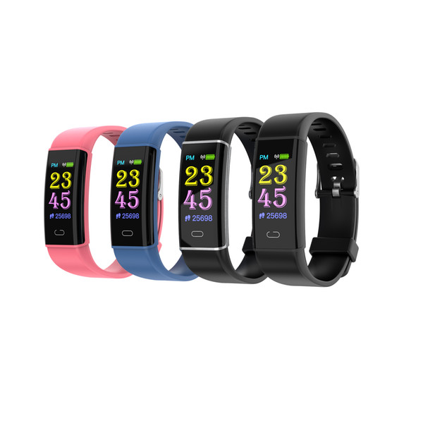 D12 Smart Bracelet Watch Blood Pressure Heart Rate Monitor Sport Activity Fitness Tracker Smartwatch PK ID115 Mi Band 3