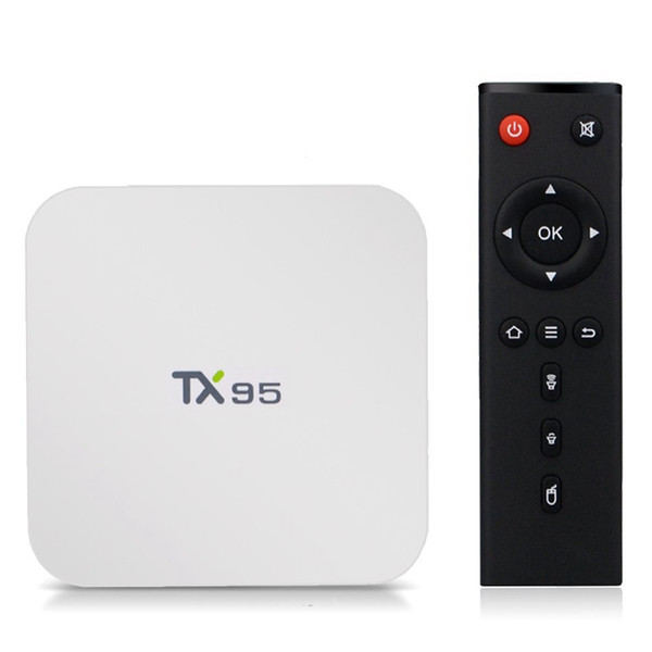 New arrival android 7.1 TV BOX TX95 Amlogic S905W quad-core 2GB/16GB 2.4G/5.8GWIFI&Bluetooth HDMI H.265 smart box