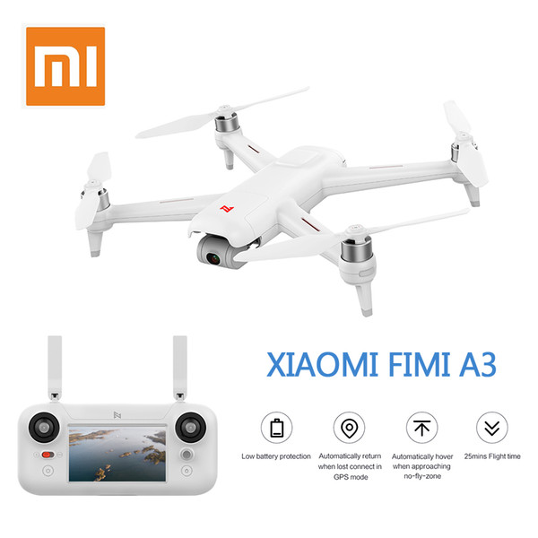 Presale Xiaomi FIMI A3 5.8G GPS Drone 1KM FPV 25 Minutes With 2-axis Gimbal 1080P Camera RC Quadcopter RTF Follow Me