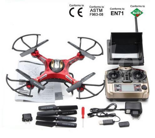 JJRC H8D 2.4Ghz Headless Mode One Key Return 5.8G FPV RC Quadcopter Drone 2MP Camera FPV Monitor LCD Display RTF