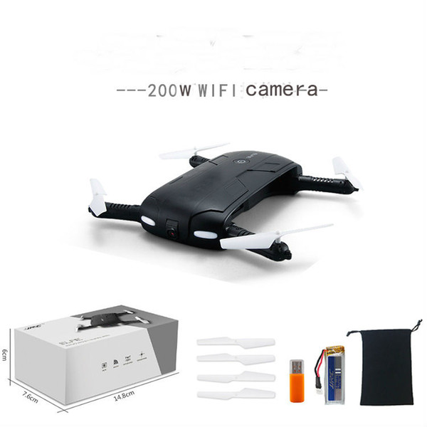 H37 drone Pocket Folding Portable Drone with HD Camera 6-Axis Gyroscope Auto Height Hold / Headless Mode Cell Phone Control RC UAV Rotor