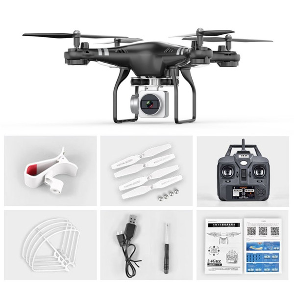 Mini RC Drone Quadrocopter 1080P Wide Angle WIFI FPV HD Camera Set High Hovering Auto Return RC plane UAV UFO CF Mode