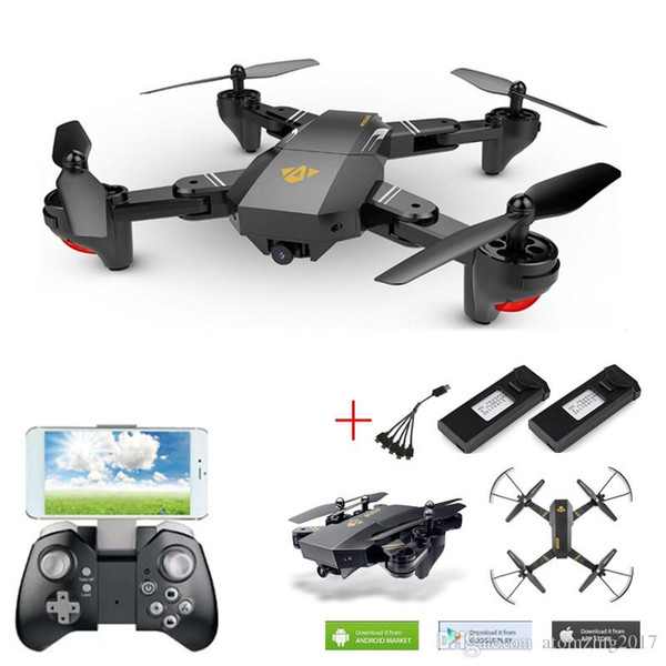 2017 New Selfie Drone With Camera Xs809 Xs809w Fpv Dron Rc Drone Rc Helicopter Remote Control Toy For Kids Gift VISUO Xs809hw Foldable Drone