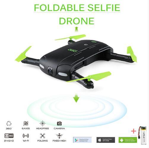 DHD D5 Selfie Drone With Wifi FPV HD Camera Foldable Pocket RC Drones Phone Control Helicopter VS JJRC H37 Mini Quadcopter Toys