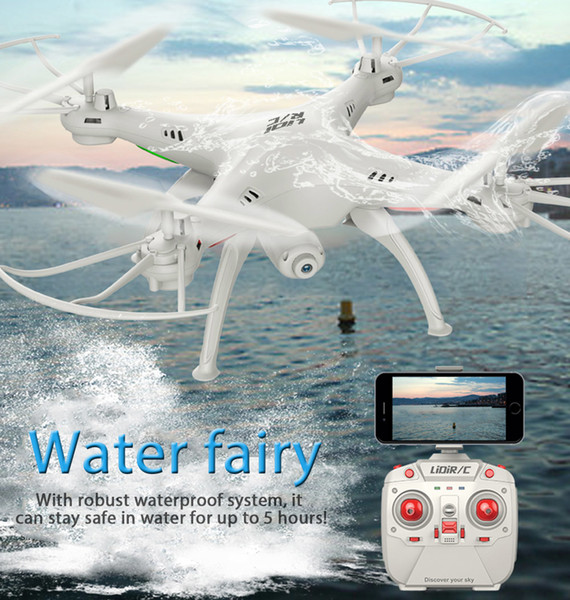 RC Drone With WiFi FPV HD Camera LiDiRC L15FW Quadcopter 2.4GHz 4CH 6 Axis Gyro Waterproof Headless RC Helicopter VS JJRC H37