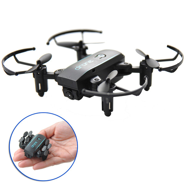 Cheap 1601 Foldable Pocket Drone with Camera HD 2MP Wide Angle WIFI FPV Altitude Hold RC Quadcopter mini Helicopter VS H47 Toys Drone