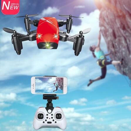 AEOFUN S9HW Mini Drone con cámara HD S9 No Cámara plegable RC Quadcopter altitud helicóptero WiFi FPV Micro bolsillo drone