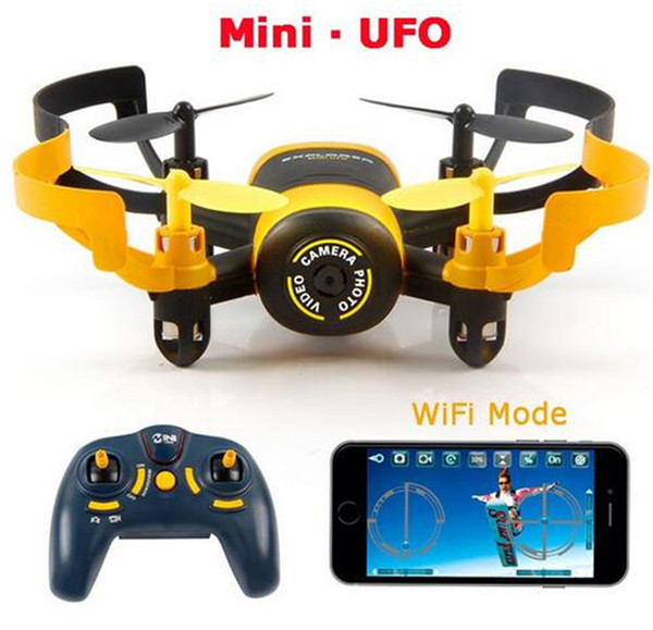 JXD 512W JXD512W 2.4Ghz WiFi FPV Mini UFO One-Key-return & Headless Mode RC Quadcopter with 0.3MP HD Camera RTF