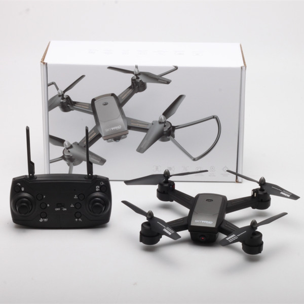 New RC Drone with Dual Lens 720P WiFi FPV Drones Altitude Hold Auto Return Optical Flow Drone RC Quadcopter RC Helicopter Xmas Gift