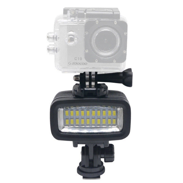 130ft Diving Underwater Gopro Waterproof LED Video light Built-in Li-ion Battery 700LM for GoPro Hero 3/4 SJCAM Action Camera