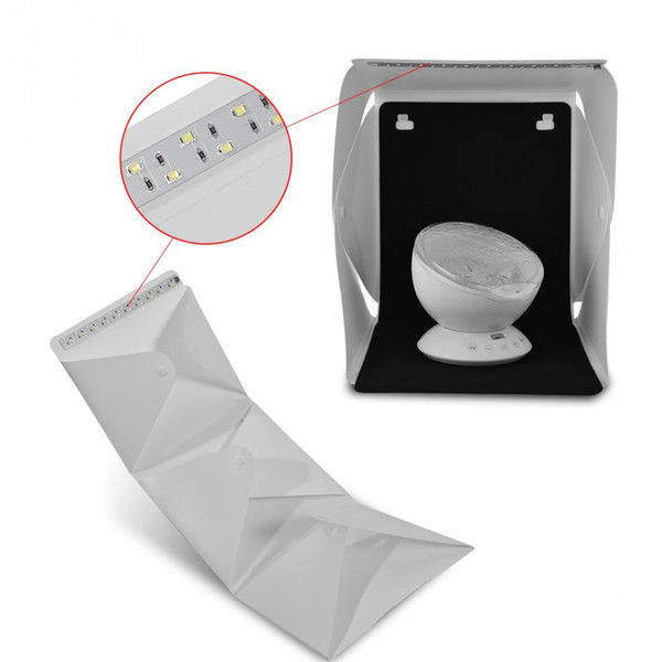 Portable Foldable Mini Studio Photography Light Box Tent Kit 22.6*23*24cm with 4 Colors Backgrounds Free Shipping 7