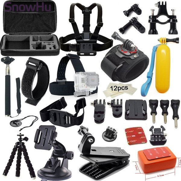 Freeshipping Accessories set Suitable for Go pro Hero 5 5s 4 4s 3 3+2 1 xiaomiyi 2 SJCAM SJ4000 SJ5000 Action camera GS05