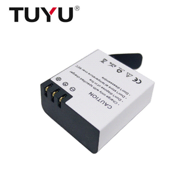 TUYU 1380mAh Battery for EKEN H9 H9R H8R H6S H5S+ W9s H3r SJCAM SJ4000 Sj5000 M10 SJ7000 SooCoo C90 c30 C50 gitup2 EK7000