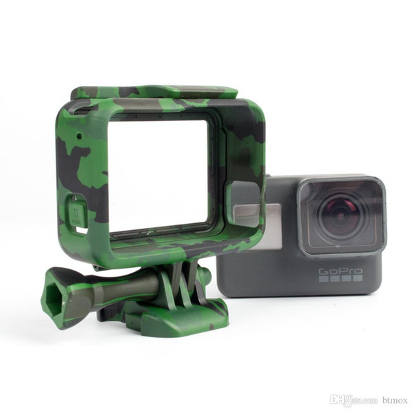 Arrive Gopro Hero 6 5 Plastic Protective Housing Sports Camera Case Outdoor Camouflage Protection For Action Cam gopro Accessories