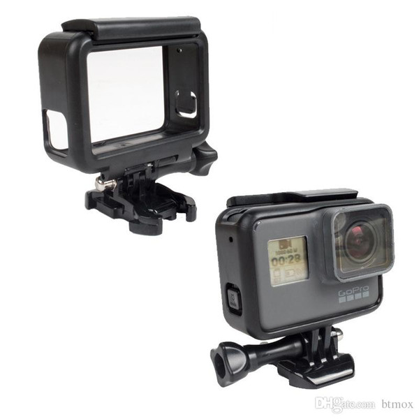 Gopro Hero 5 Frame Accessories Side Frame Housing Case Plastic Frame Bag for Gopro Hero 5 Black Side Open Protection Case