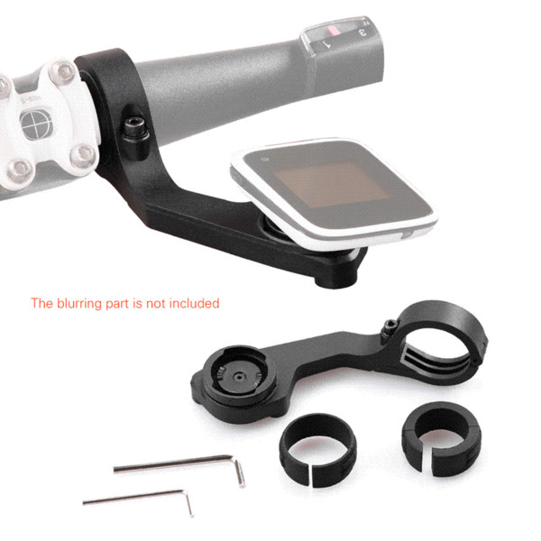 Andoer Bike Mount Holder Handle Bar Computer Mount Out-front Bike Mount 25.4mm / 31.8mm for Polar M450 V650 GPS Bike Computer