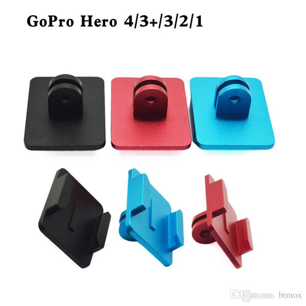 Gopro Aluminum Alloy Flat Surface Base For Gopro Hero 4 3 5 Xiaomi Yi 4K SJCAM SJ4000 SJ5000 Action Camera Mount Go Pro Accessory