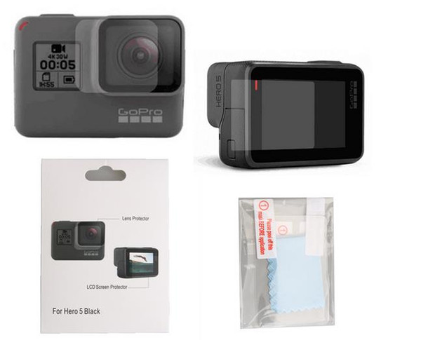 Ultra Clear LCD Screen Protector + Lens Protector Film Set for GoPro Hero 6 5 Black Go Pro Accessories