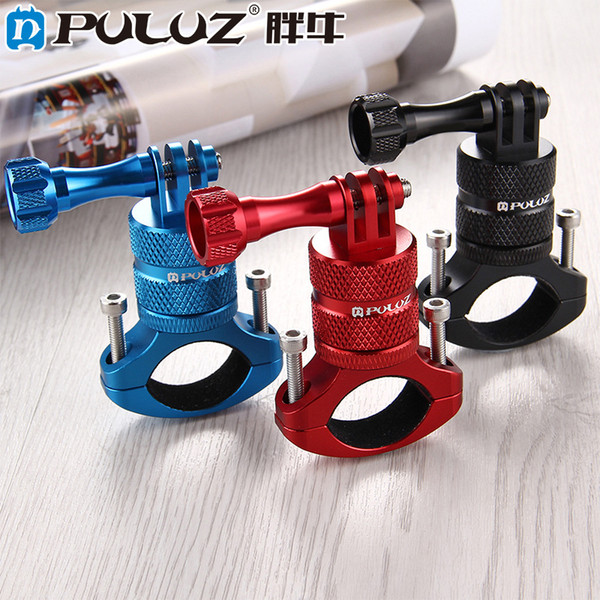 PULUZ 360 Degree Rotation Bike Aluminum Handlebar Adapter Mount with Screw for GoPro HERO6 /5 Session /5 /4 Session /4 /3+ /3 /