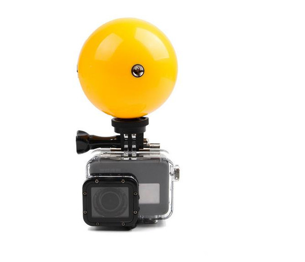 TELESIN 1-5pcs set Floating Ball Bobber with Lanyard for Gopro SJCAM Xiaomi Yi Action Camera yellow ball