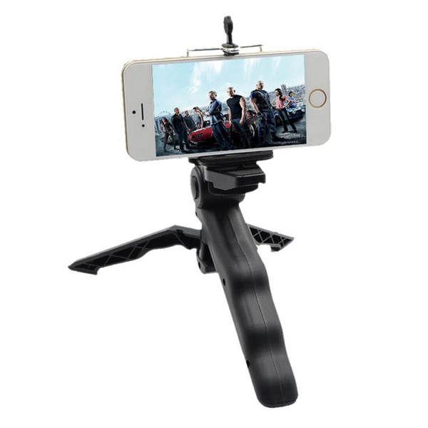 PULUZ Grip Folding Tripod Mount with Adapter Screws for Gopro SJCAM Xiaomi Yi sport Action Camera