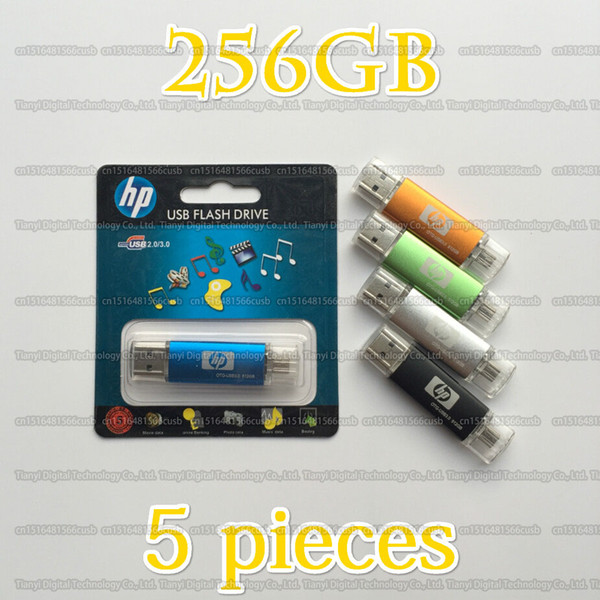 16GB/32GB/64GB/128GB/256GB HP OTG usb flash drive/pendrive/USB3.0 Two-in-one memory stick/OTG External storage disk