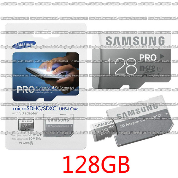 32GB/64GB/128GB/256GB Original Samsung PRO micro sd card Class10/Tablet PC TF card/memory card/SDXC/SDHC card 90MB/S