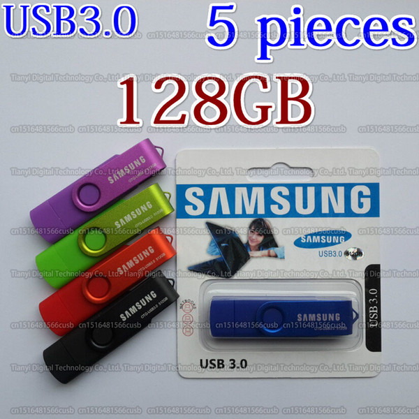 16GB/32GB/64GB/128GB/256GB Samsung Actual capacity USB3.0 360 degree rotation OTG usb flash drive/Pendrive/Memory stick