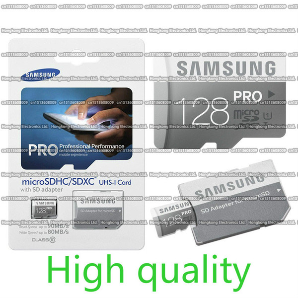 16GB/32GB/64GB/128GB/256GB Original Samsung PRO micro sd card Class10/Tablet PC TF card/memory card/SDXC/SDHC card 90MB/S