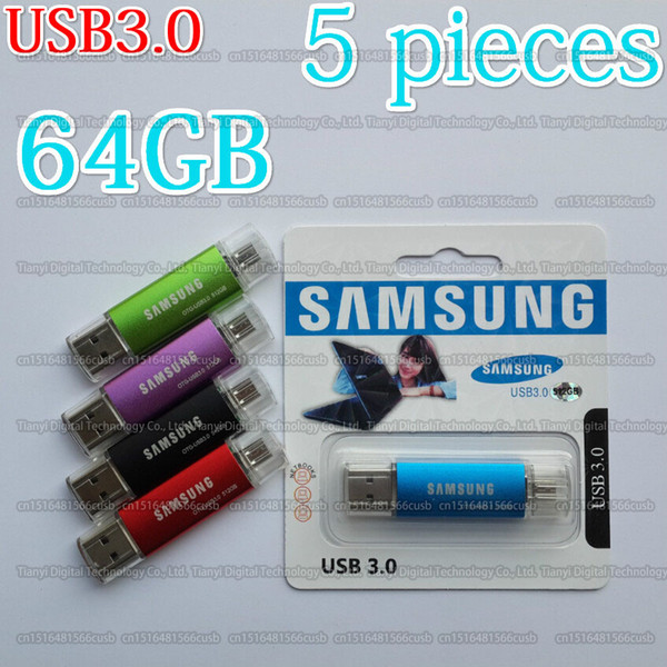 16GB/32GB/64GB/128GB/256GB Samsung OTG usb flash drive/USB3.0 pendrive/OTG flash Memory stick/High quality U disk