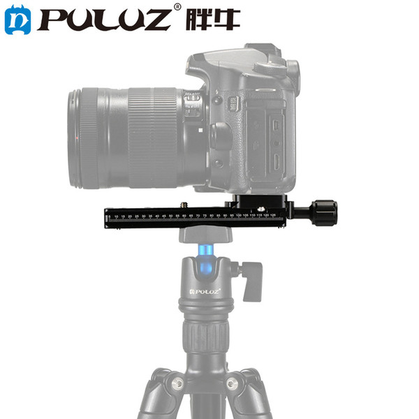 online top sellers PULUZ FNR-140 Multi-Purpose 140mm Rail Nodal Slide Quick Release Plate Capture Camera Clips - PL-PP