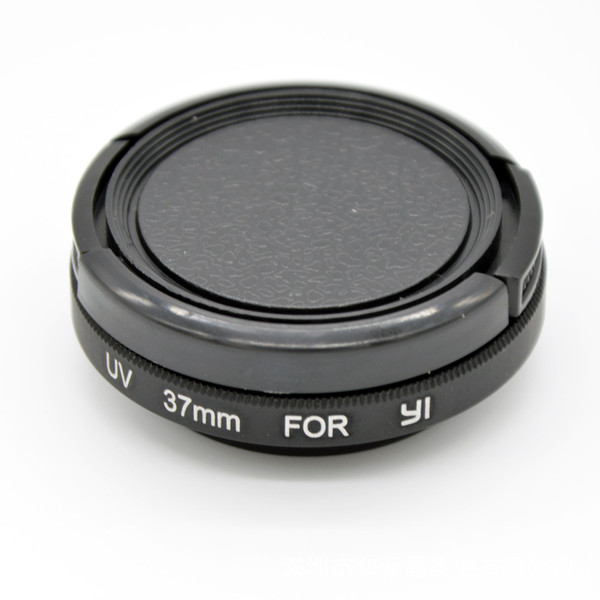 37mm UV Filter Lens +l ens cap Accessory for Xiaomi Yi WIFI Action Camera 4K camera Protector