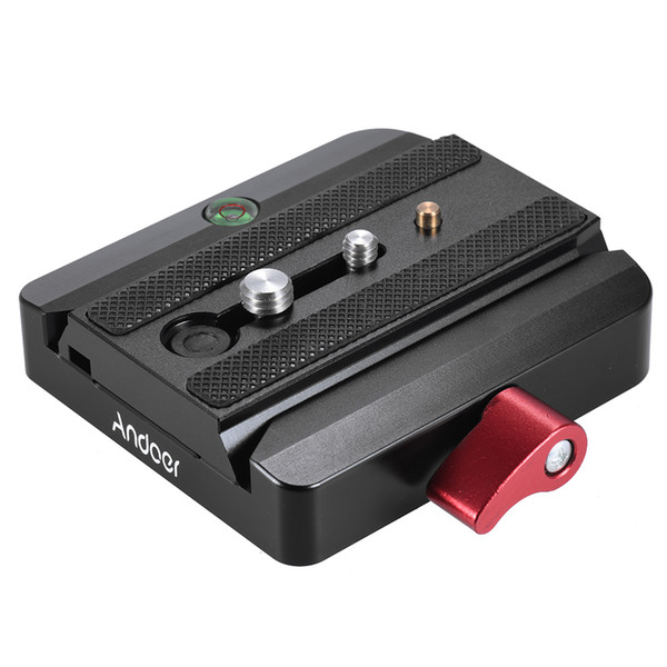 tripod quick release adapter Andoer Rapid Connect Adapter with Quick Release Sliding Plate for Manfrotto Tripod 577 Replacement