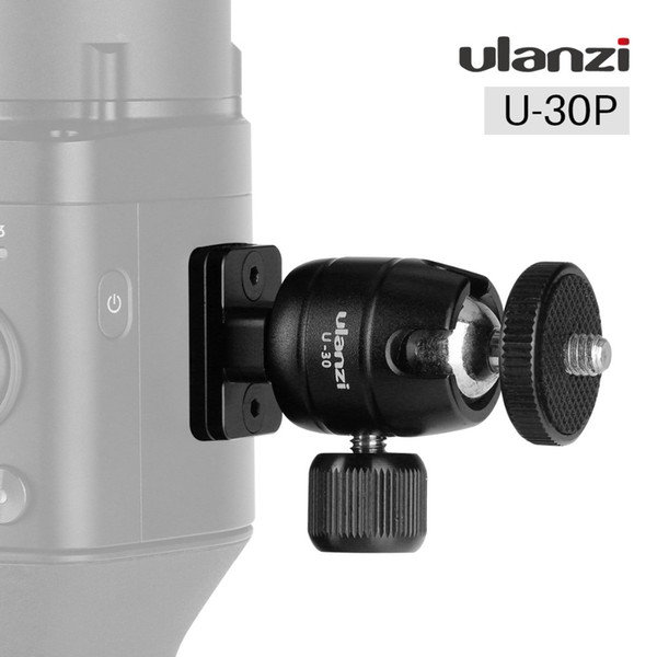 Tripod Heads Ulanzi U-30P 360 Degree Ballhead Tripod Accessories for Dji Ronin S VS Magic Arm Extendable Port for Monitor