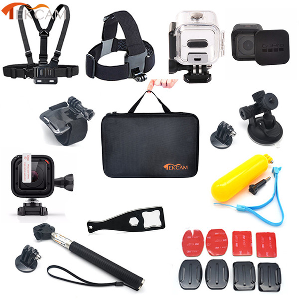 Freeshipping accessories Set with 45m waterproof housing For GoPro Session For GoPro hero 5 4 Session