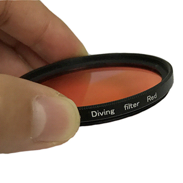 Tekcam for Eken Accessories Red Diving filter for Eken H9 H9R h9pro H9SE H9R SE H8PRO H8SE H8 H8R H3 H3R V8S