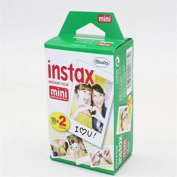 2018 hot 19 style Instax Mini 8 film for brand Instax Mini 7s 8 9 70 Instant Photo Camera Share SP-1 SP-2 White Film