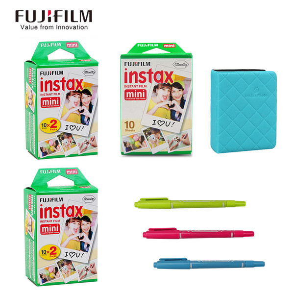 Fujifilm Instax Mini 9 8 7s 25 50s 90 Film 50 Sheets Fujifilm Camera Paper Instant Photo Fuji Camara Accessory New Year Gift