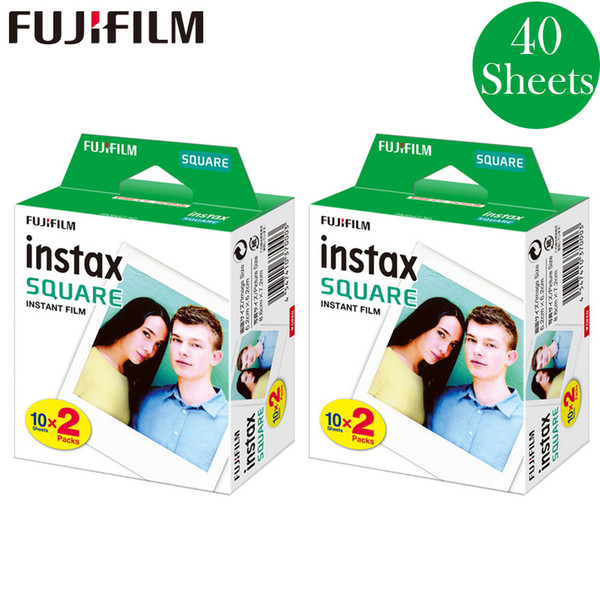 Fujifilm 2018 New Fujifilm Instax Square Instant 2 packs 20 Film for Fuji SQ10 Photo Camera SP3