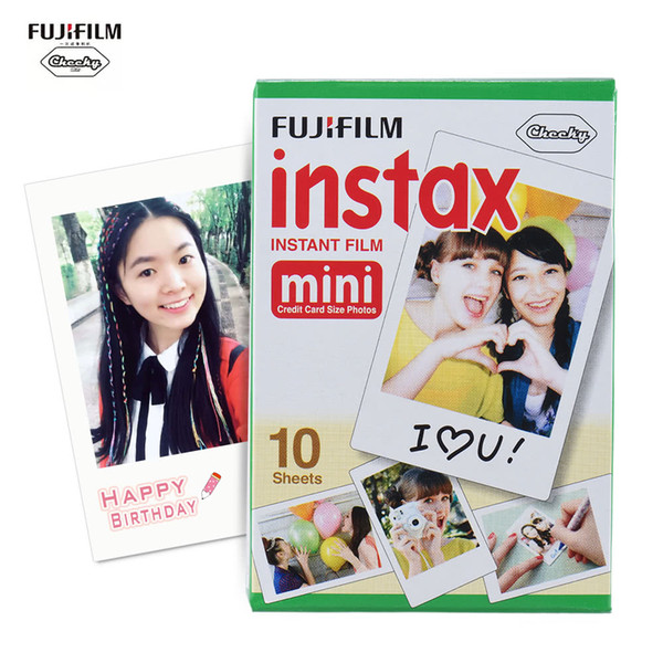 Fujifilm Instax Film Mini White Film Photo Paper Snapshot Album Instant Print 10/20/50Sheets For 7s/8/25/90 Camera