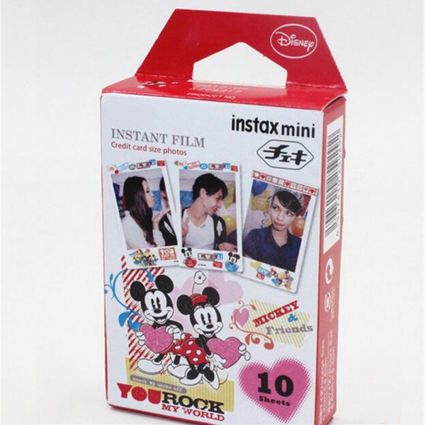 In stock 19 style Instax Mini 8 film for brand Instax Mini 7s 8 9 70 Instant Photo Camera Share SP-1 SP-2 White Film