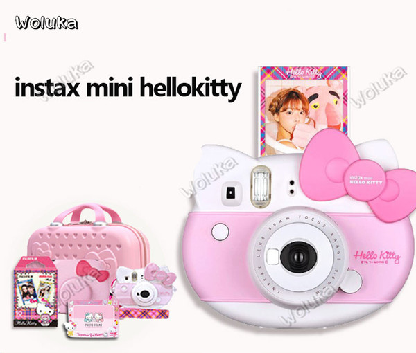 Instax mini8 Hellokitty Fixed focus captured once imaging camera photo paper Pat Stand Mini CD50 T03