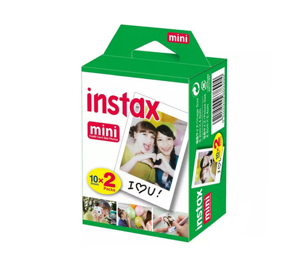 2018 High quality Instax White Film Intax For Mini 90 8 25 7S 50s Polaroid Instant Camera DHL free