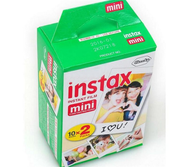 High quality New Instax White Film Intax For Mini 90 8 25 7S 50s Polaroid Instant Camera DHL free