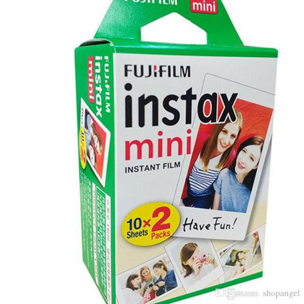 High quality Instax White Film Intax For Mini 90 8 25 7S 50s Polaroid Instant Camera DHL free K2672